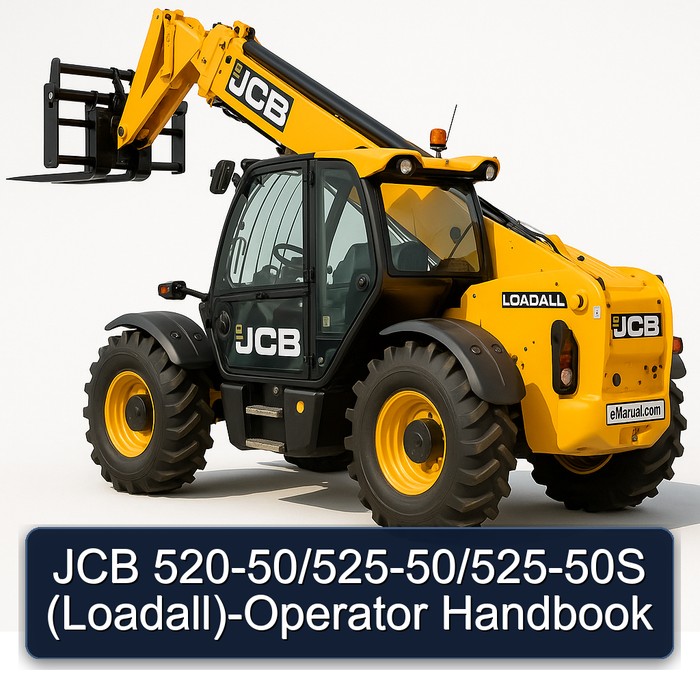 JCB 520-50/525-50/525-50S (Loadall)-Operator Handbook