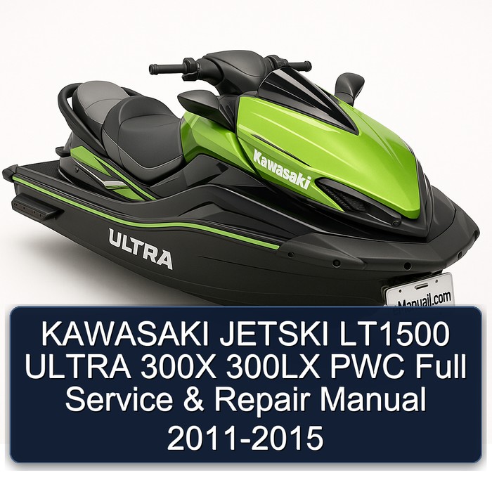 KAWASAKI JETSKI LT1500 ULTRA 300X 300LX PWC Full Manual de servicio y reparación 2011-2015