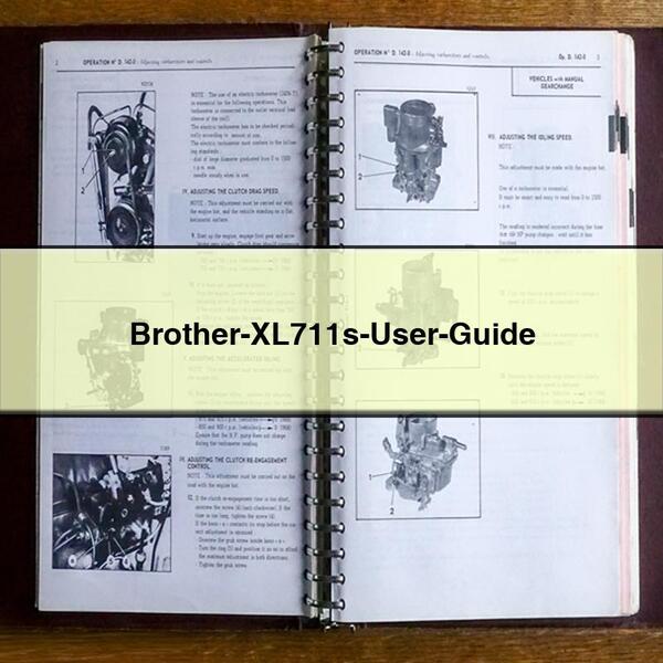 Brother-XL711s-User-Guide PDF Download