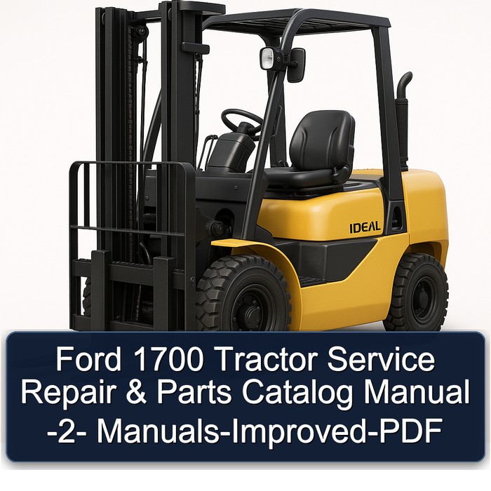 Manual de Servicio y Reparación para Tractores Ford 1700 - Catálogo de Piezas