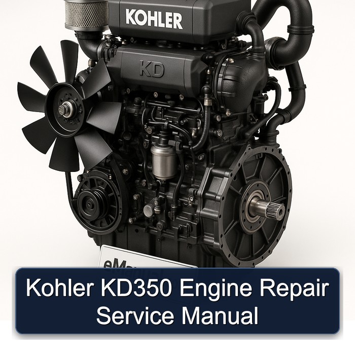 Kohler KD350 Motor Reparaturhandbuch