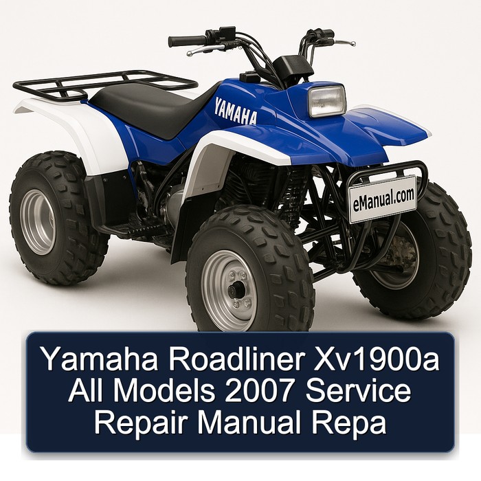 Yamaha Roadliner Xv1900a All Models 2007 Service Repair Manual Repa 