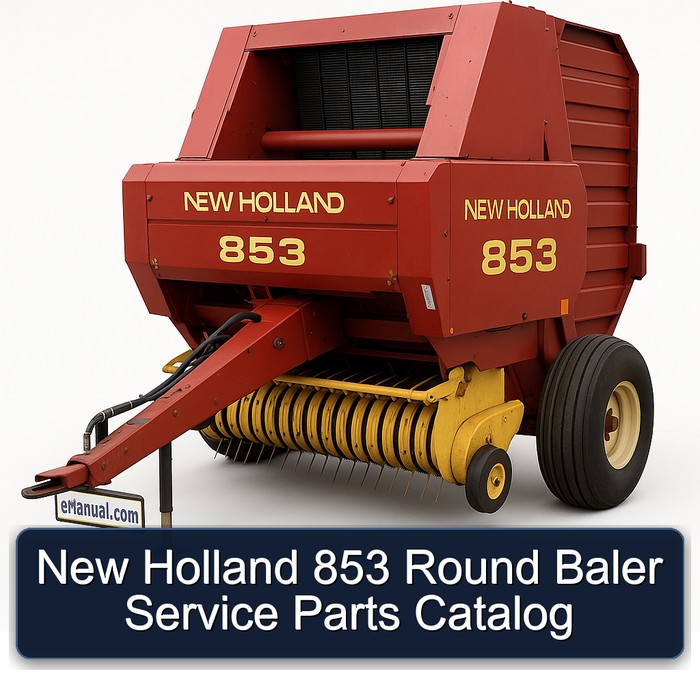 New Holland 853 Round Baler Service Parts Catalog