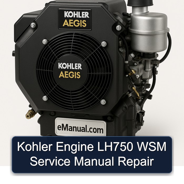 Kohler Engine LH750 WSM Service Manual Repair