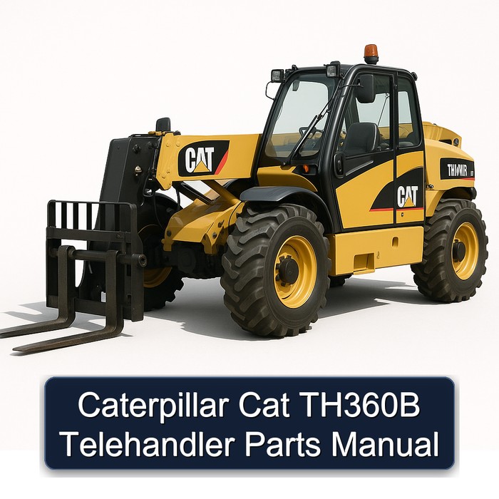 Caterpillar Cat TH360B Telehandler Parts Catalog PDF Download