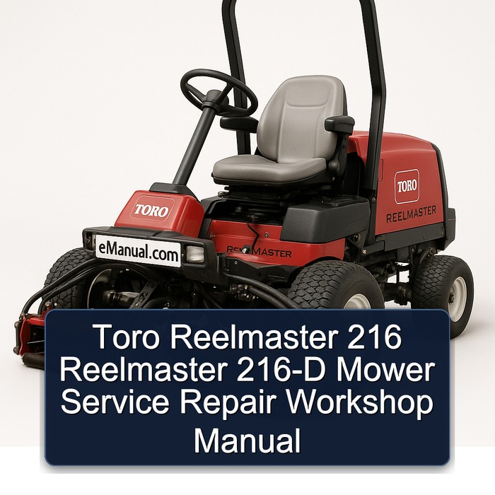 Manual de Servicio y Reparación del Cortacésped Toro Reelmaster 216 y 216-D