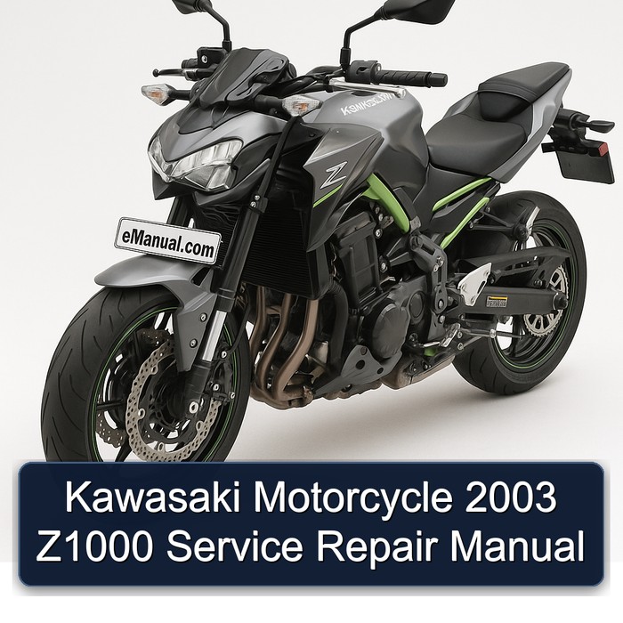 Kawasaki Motorcycle 2003 Z1000 Service Repair Manual