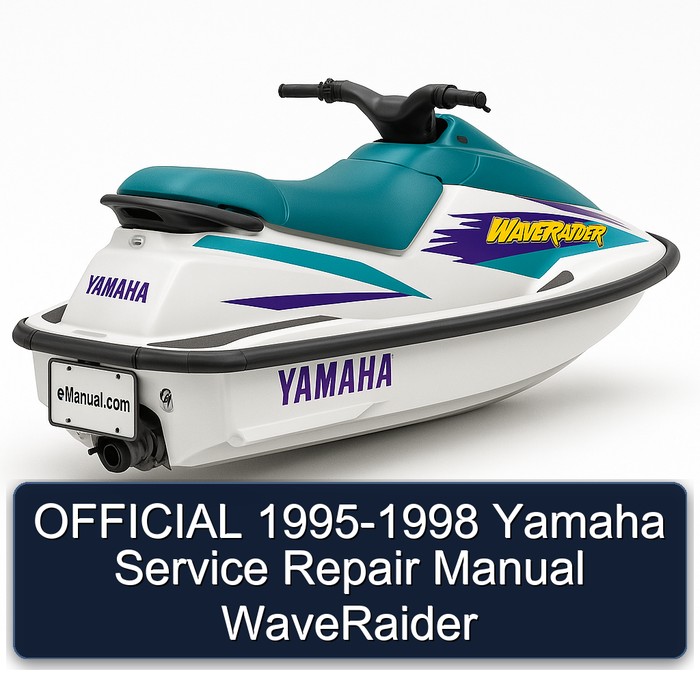 OFFICIAL 1995-1998 Yamaha Manual de servicio y reparación WaveRaider