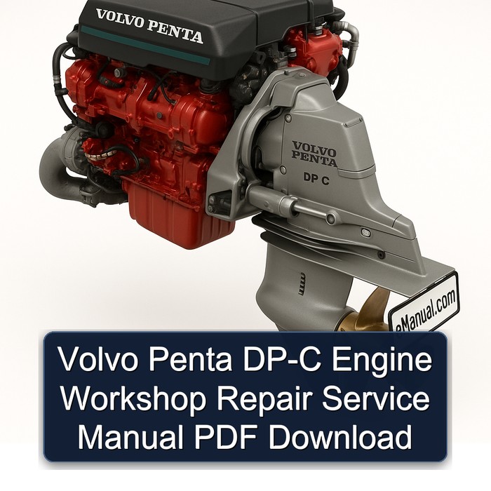 Volvo Penta DP-C Engine Workshop Repair Service Manual PDF Download