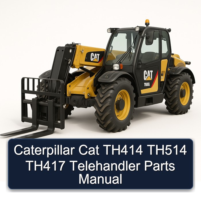 Caterpillar Cat TH414 TH514 TH417 Telehandler Parts Manual