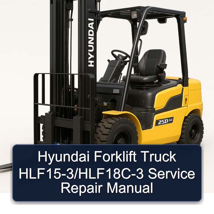 Manual de Servicio y Reparación - Hyundai HLF15-3 / HLF18C-3