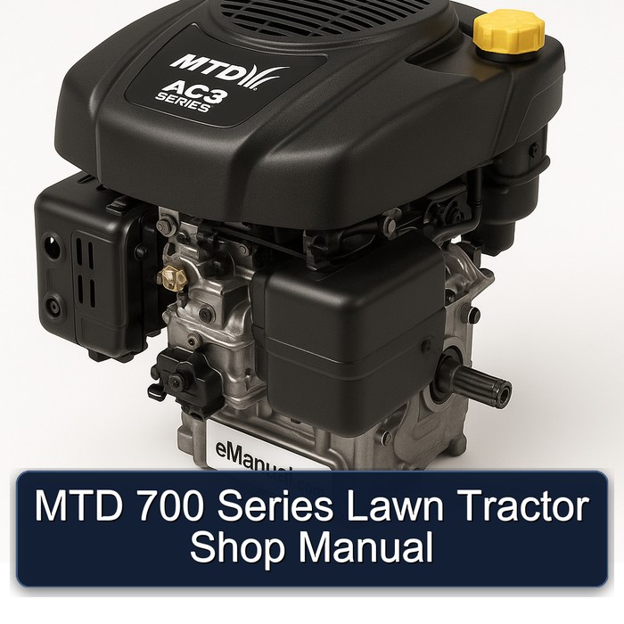 MTD 700 Series Lawn Tractor Shop Manual 
