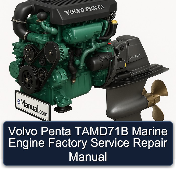 Volvo Penta TAMD71B Marine Engine Factory Service Repair Manual