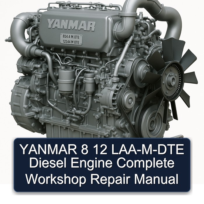 YANMAR 8 12 LAA-M-DTE Diesel Engine Complete Workshop Repair Manual