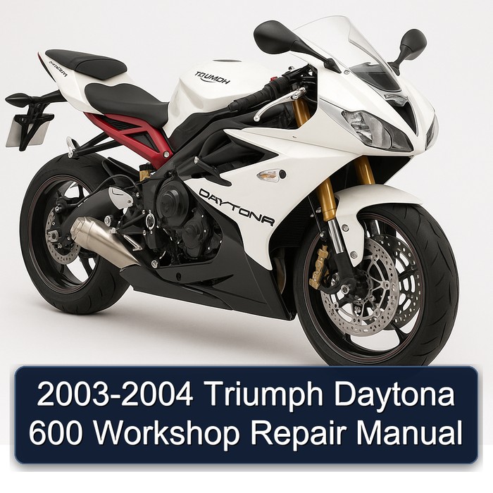 2003-2004 Triumph Daytona 600 Workshop Repair Manual