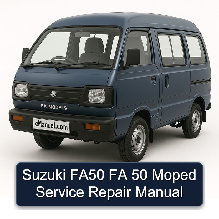 Suzuki FA50 FA 50 Moped Manual de servicio y reparación