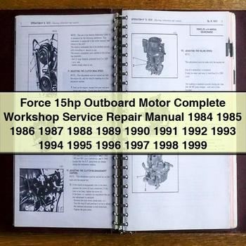 1984 Force 15hp Outboard Motor Workshop Service Repair Manual PDF Download