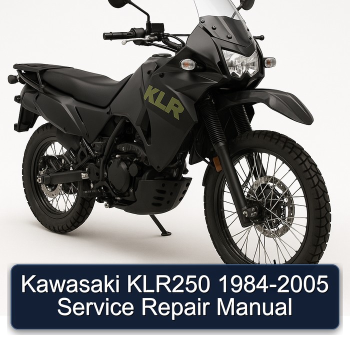 Kawasaki KLR250 1984 1985 1986 1987 1988 1989 1990 1991 1992 1993 1994 1995 1996 1997 1998 1999 2000 2001 2002 2003 2004 2005 Manual de servicio y reparación
