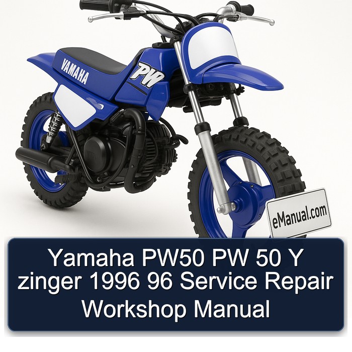 Yamaha PW50 PW 50 Y zinger 1996 96 Service Repair Workshop Manual