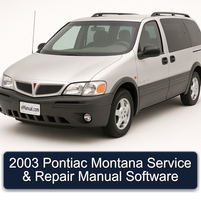 2003 Pontiac Montana Service & Repair Manual Software