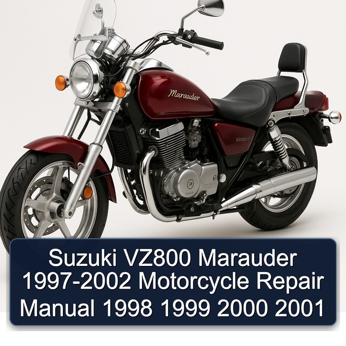Suzuki VZ800 Marauder 1997-2002 Motorcycle Repair Manual 1998 1999 2000 2001