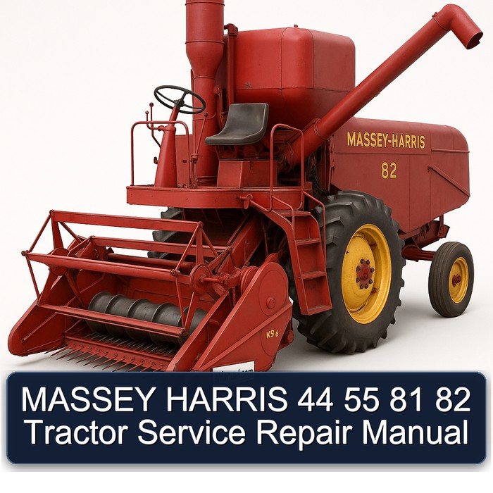 MASSEY HARRIS 44 55 81 82 Tractor Service Repair Manual