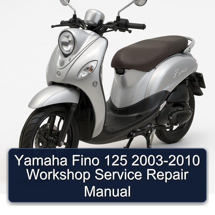 Yamaha Fino 125 2003-2010 Workshop Service Repair Manual