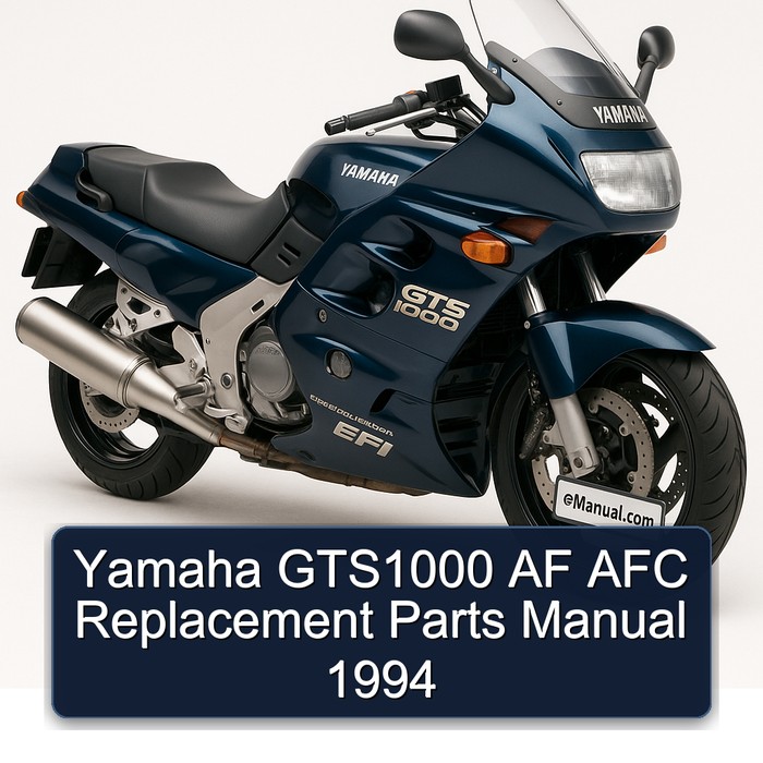 Yamaha GTS1000 AF AFC Replacement Parts Manual 1994