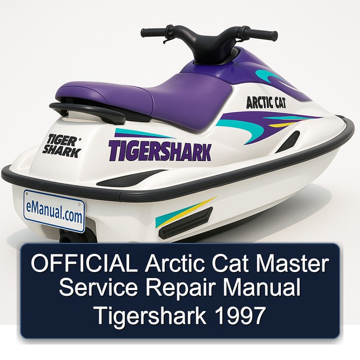 OFFICIAL Arctic Cat Master Service Repair Manual Tigershark 1997 