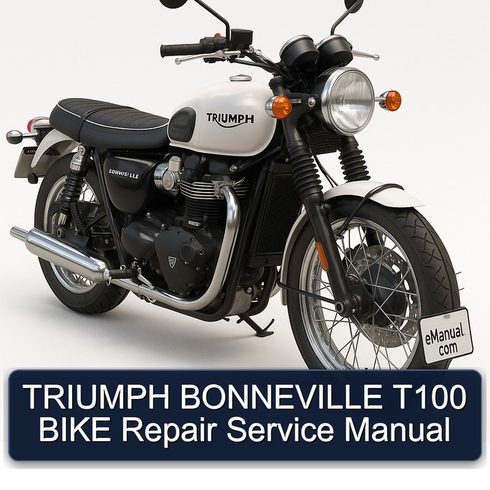 TRIUMPH BONNEVILLE T100 BIKE Repair Service Manual