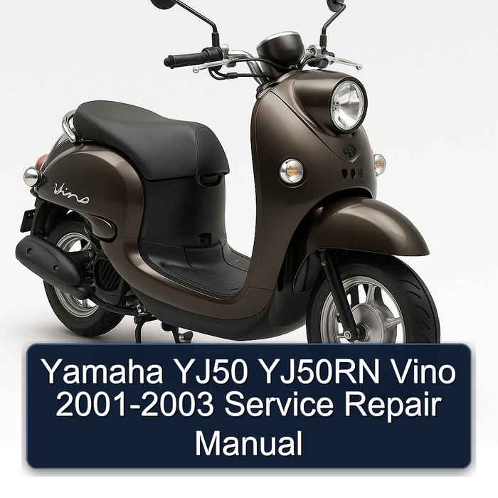 Yamaha YJ50 YJ50RN Vino 2001-2003 Manual de servicio y reparación