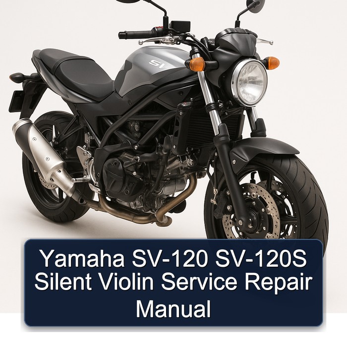 Yamaha SV-120 SV-120S Silent Violin Service Repair Manual