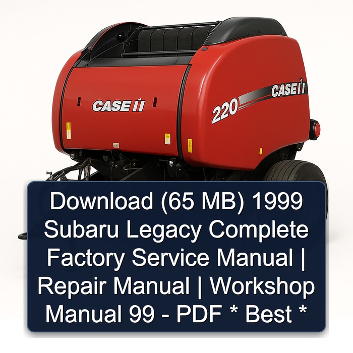 Download (65 MB) 1999 Subaru Legacy Complete Factory Service Manual | Repair Manual | Workshop Manual 99 - PDF * Best *