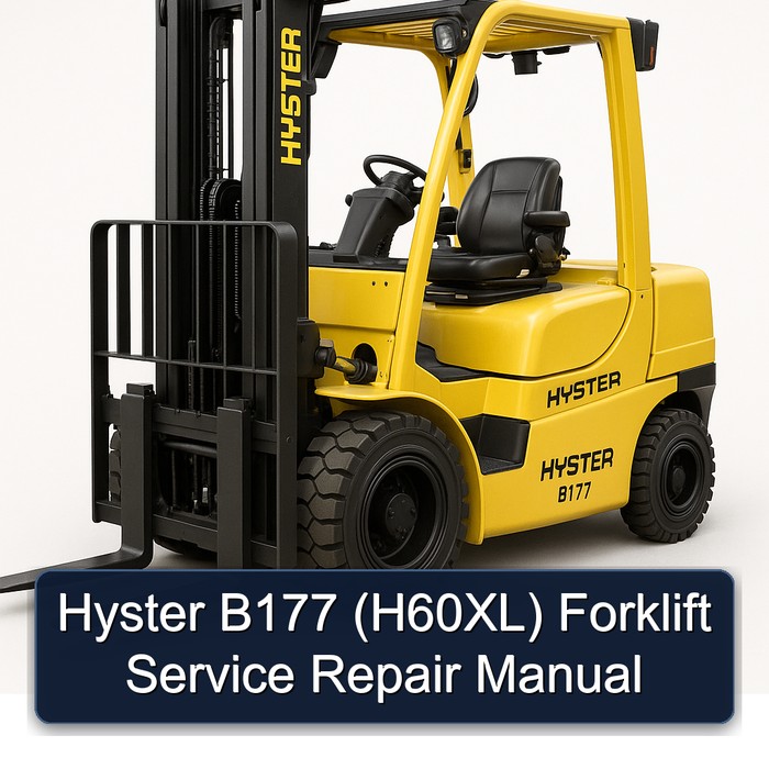 Manual de Servicio y Reparación de la Carretilla Elevadora Hyster B177 (H60XL)