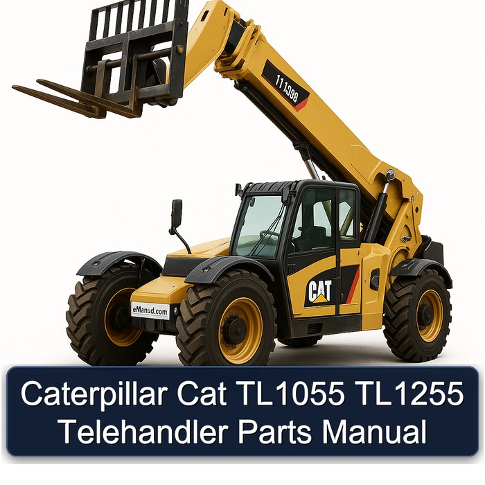 Caterpillar Cat TL1055 TL1255 Telehandler Parts Manual