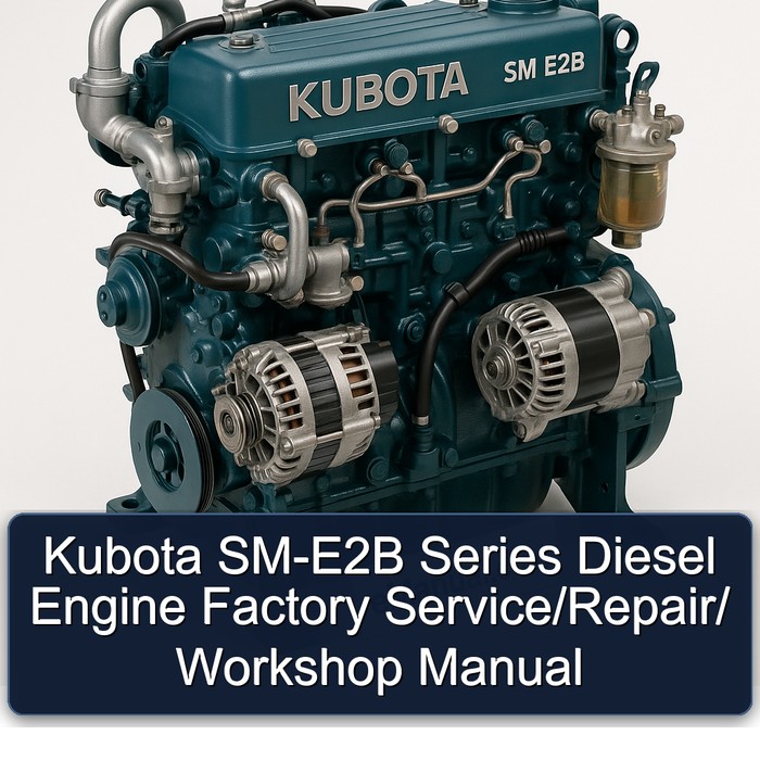 Manual de Servicio y Reparación para Motor Diesel Kubota SM-E2B