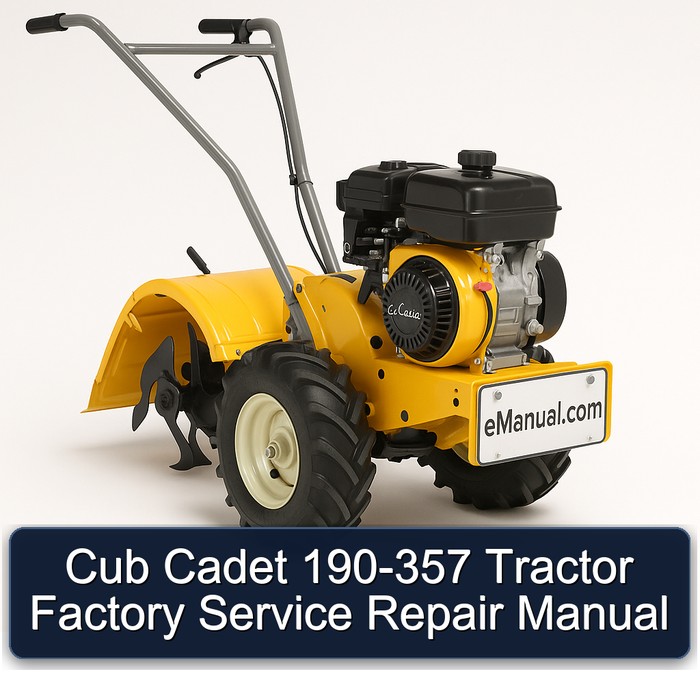 Cub Cadet 190-357 Tractor Workshop Service Repair Manual PDF Download