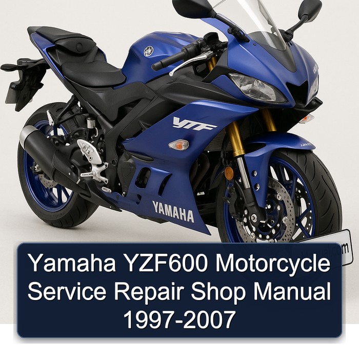 Yamaha YZF600 Motorcycle Service Repair Shop Manual 1997-2007