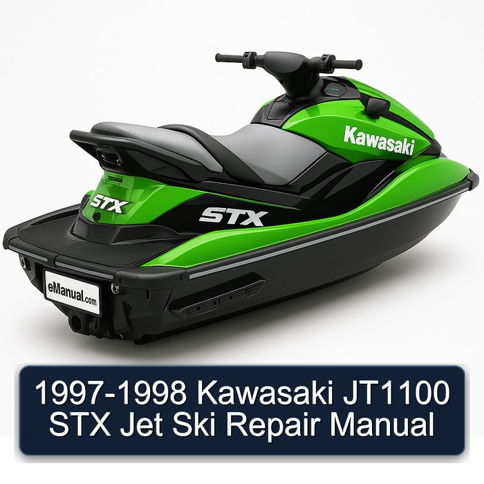 1997-1998 Kawasaki JT1100 STX Jet Ski Repair Manual