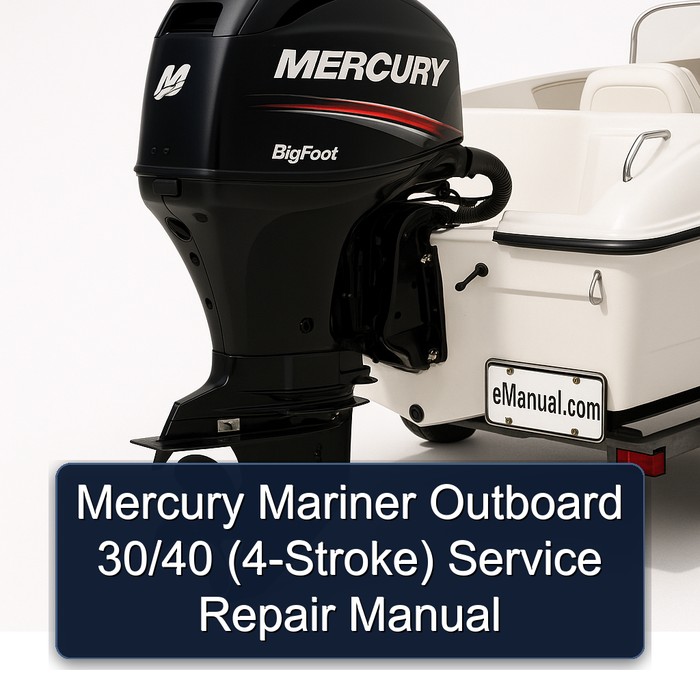 Mercury Mariner Outboard 30/40 (4-Stroke) Manual de servicio y reparación