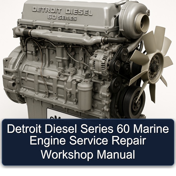 Detroit Diesel Series 60 Marine Engine Service Repair Workshop Manual