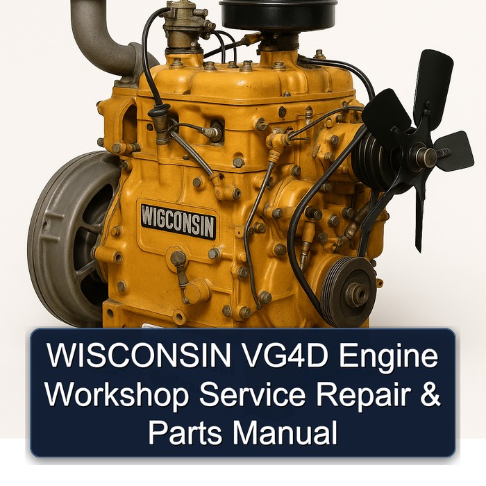 Manual de Servicio y Reparación de Motores WISCONSIN VG4D