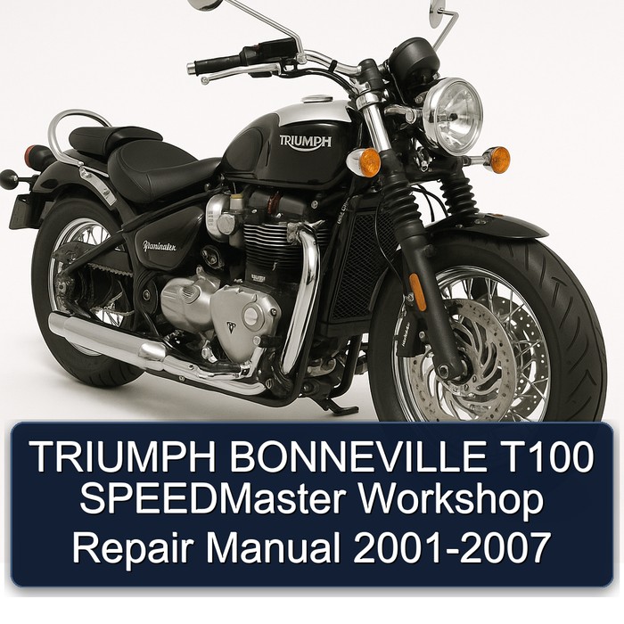 TRIUMPH BONNEVILLE T100 SPEEDMaster Workshop Repair Manual 2001-2007