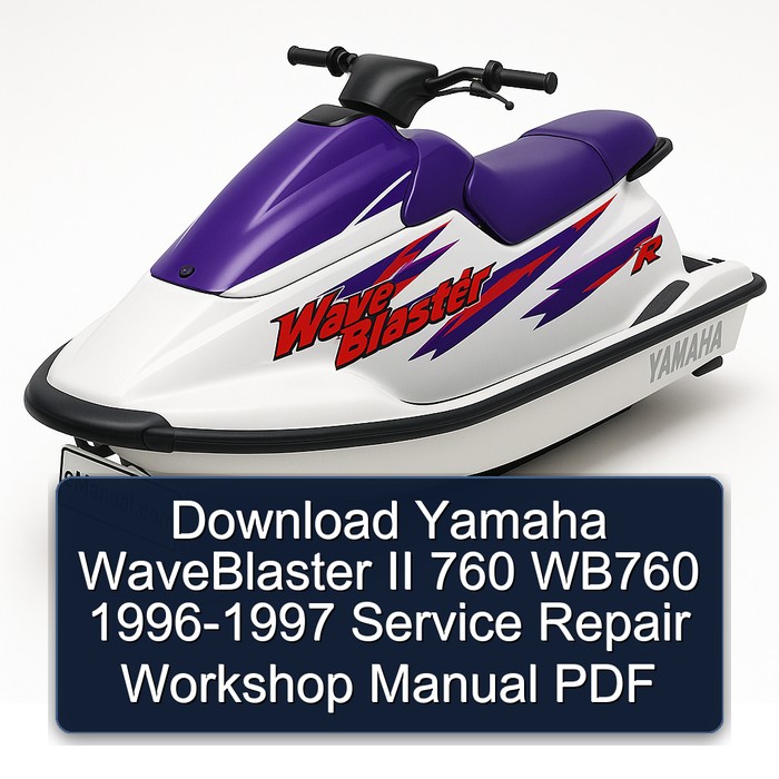Download Yamaha WaveBlaster II 760 WB760 1996-1997 Service Repair Workshop Manual PDF