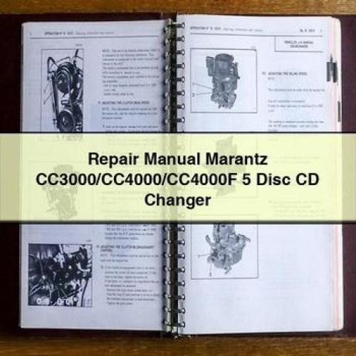 Marantz CC3000/CC4000/CC4000F 5 Disc CD Changer Workshop Service Repair Manual PDF Download