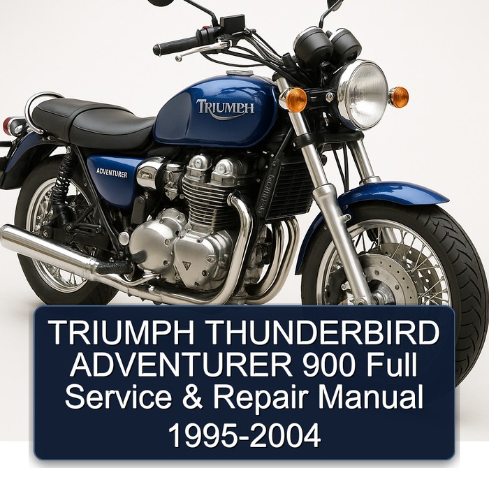 TRIUMPH THUNDERBIRD ADVENTURER 900 Full Manual de servicio y reparación 1995-2004