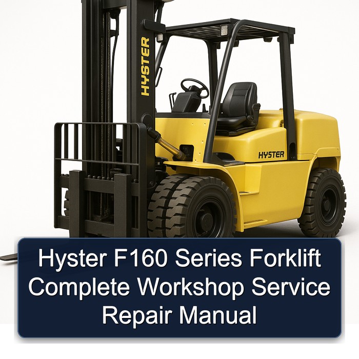 Manual de Servicio y Reparación Completo para Montacargas Hyster F160