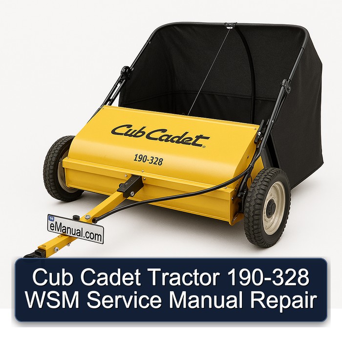 Cub Cadet Tractor 190-328 Workshop Service Repair Manual PDF Download