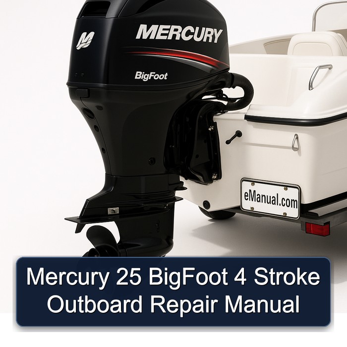 Mercury 25 BigFoot 4 Stroke Outboard Repair Manual