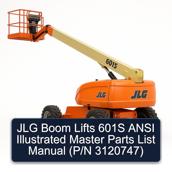 Jlg Boom Lifts 601S Ansi (P/N 3120747) Parts Catalog PDF Download